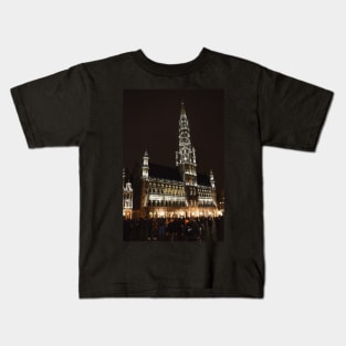 A view of Grand Place, Brussels, Belgium Kids T-Shirt